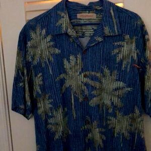 Tommy Bahama multicolor floral camp silk shirt